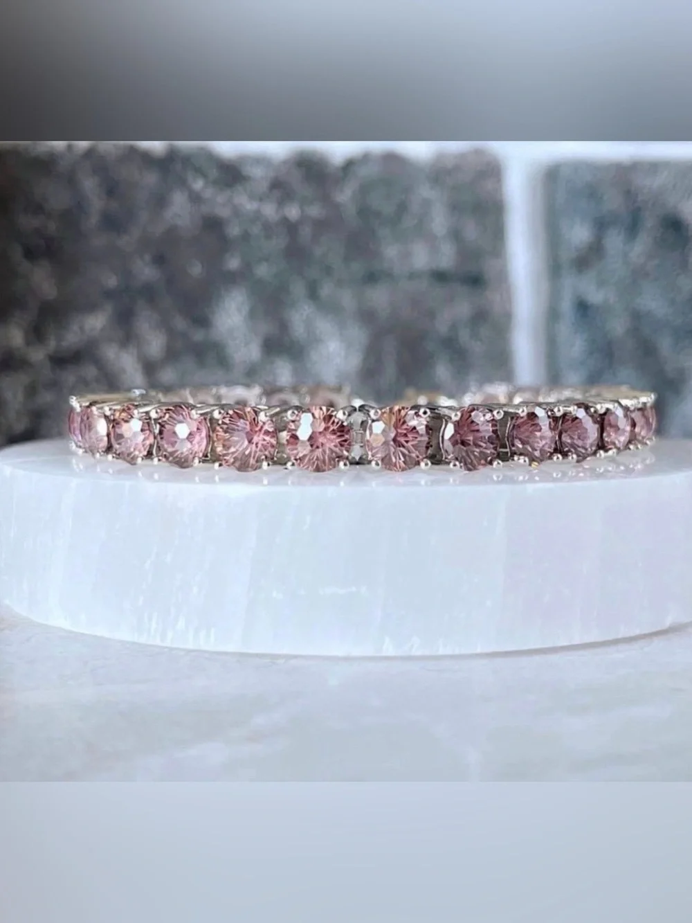 Park Lane Cappuccino Mini Bracelet in Rose-Pink and Silver